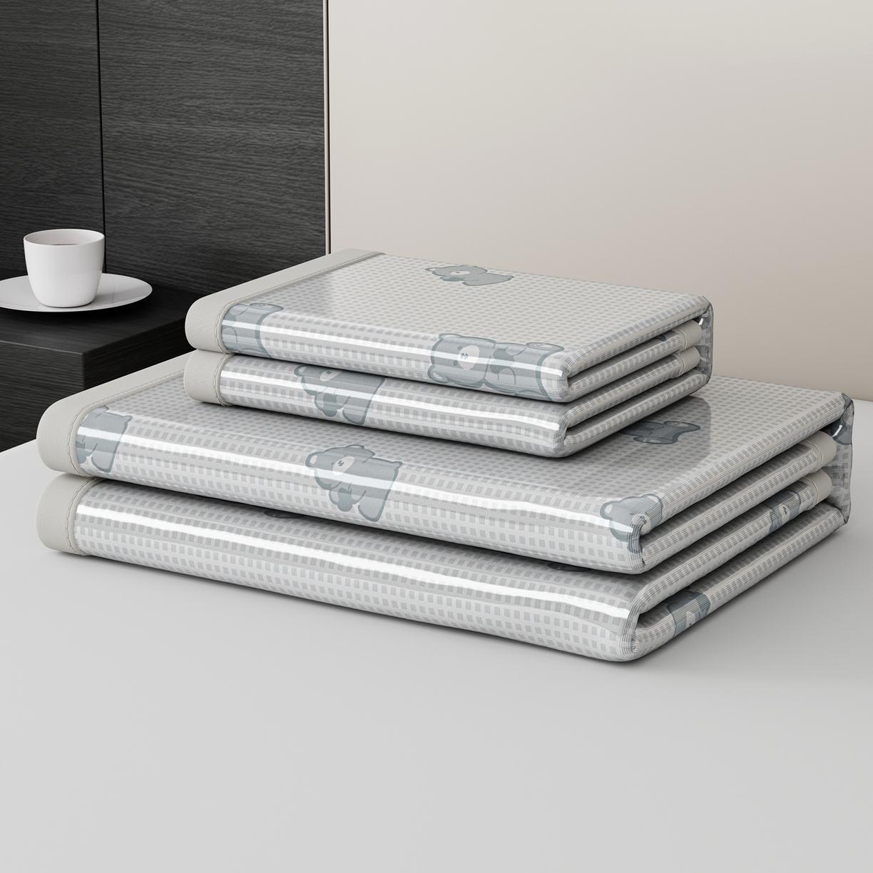 91家纺网 家纺一手货源 找家纺 （总）爱思凯家纺 2026新款元森条席-冰丝凉席 成人款（床席款）