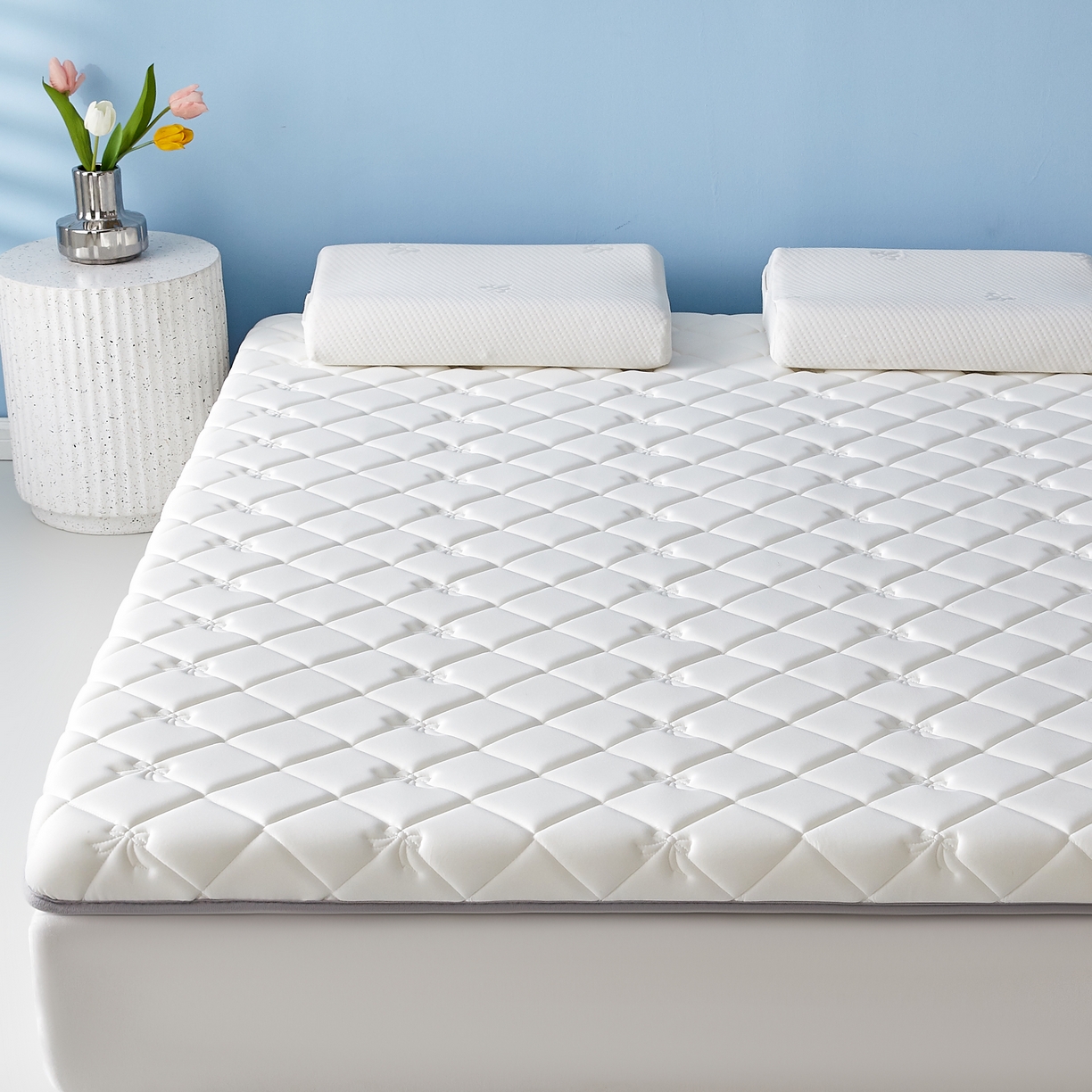 91家纺网 家纺一手货源 找家纺 （总）优莱床垫 2026新款乳胶抗压棉立体床垫垫子