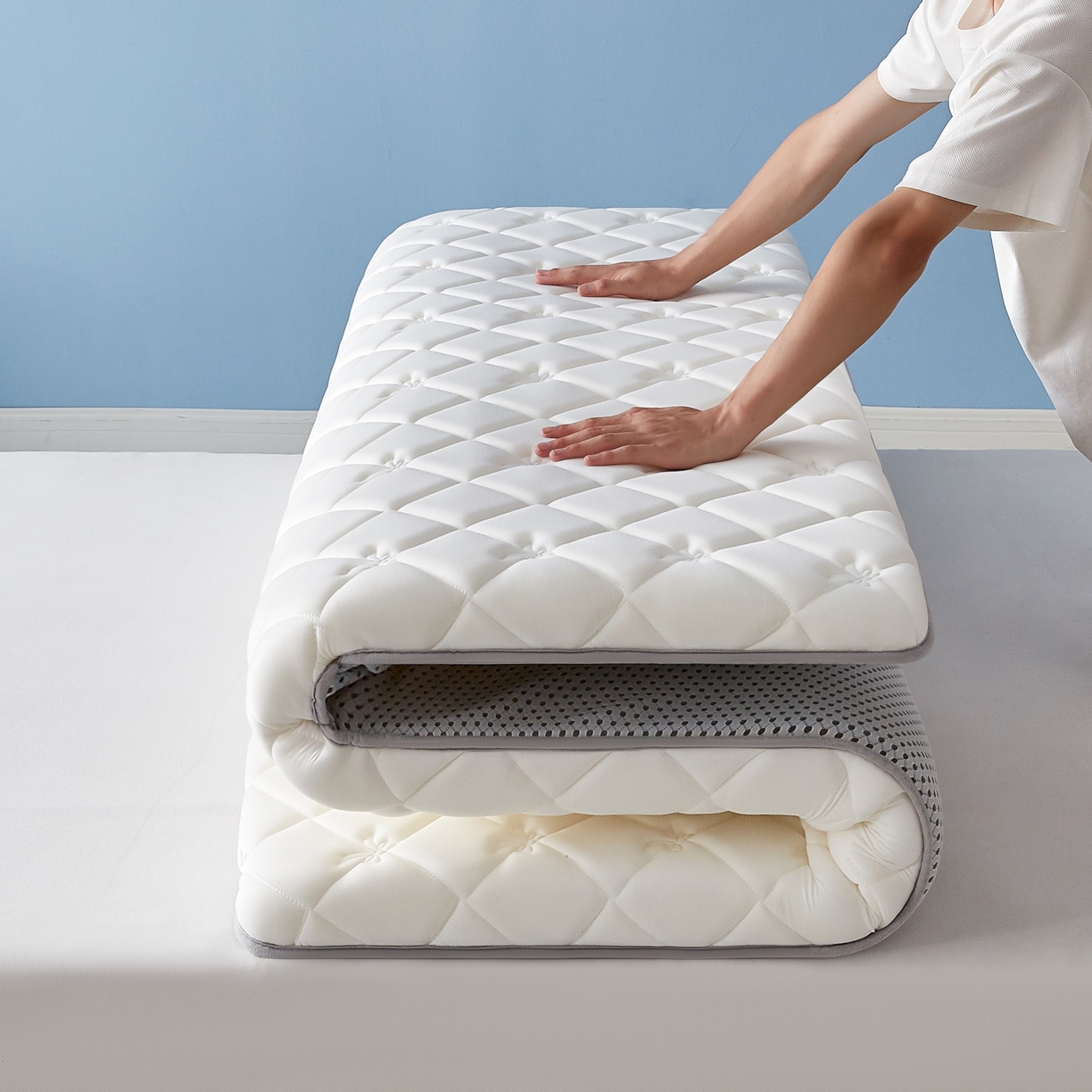 91家纺网 家纺一手货源 找家纺 （总）优莱床垫 2026新款乳胶抗压棉立体床垫垫子