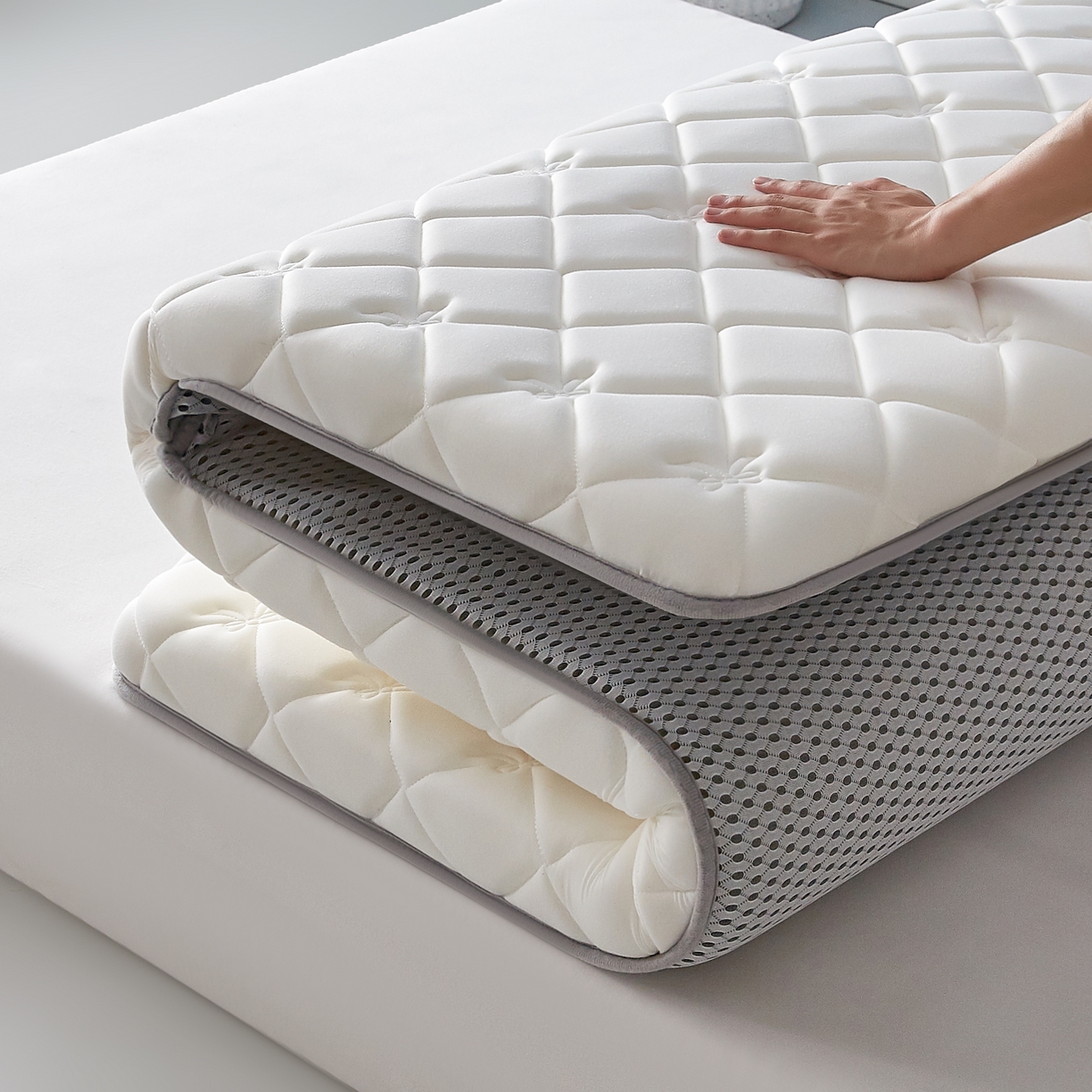 91家纺网 家纺一手货源 找家纺 （总）优莱床垫 2026新款乳胶抗压棉立体床垫垫子