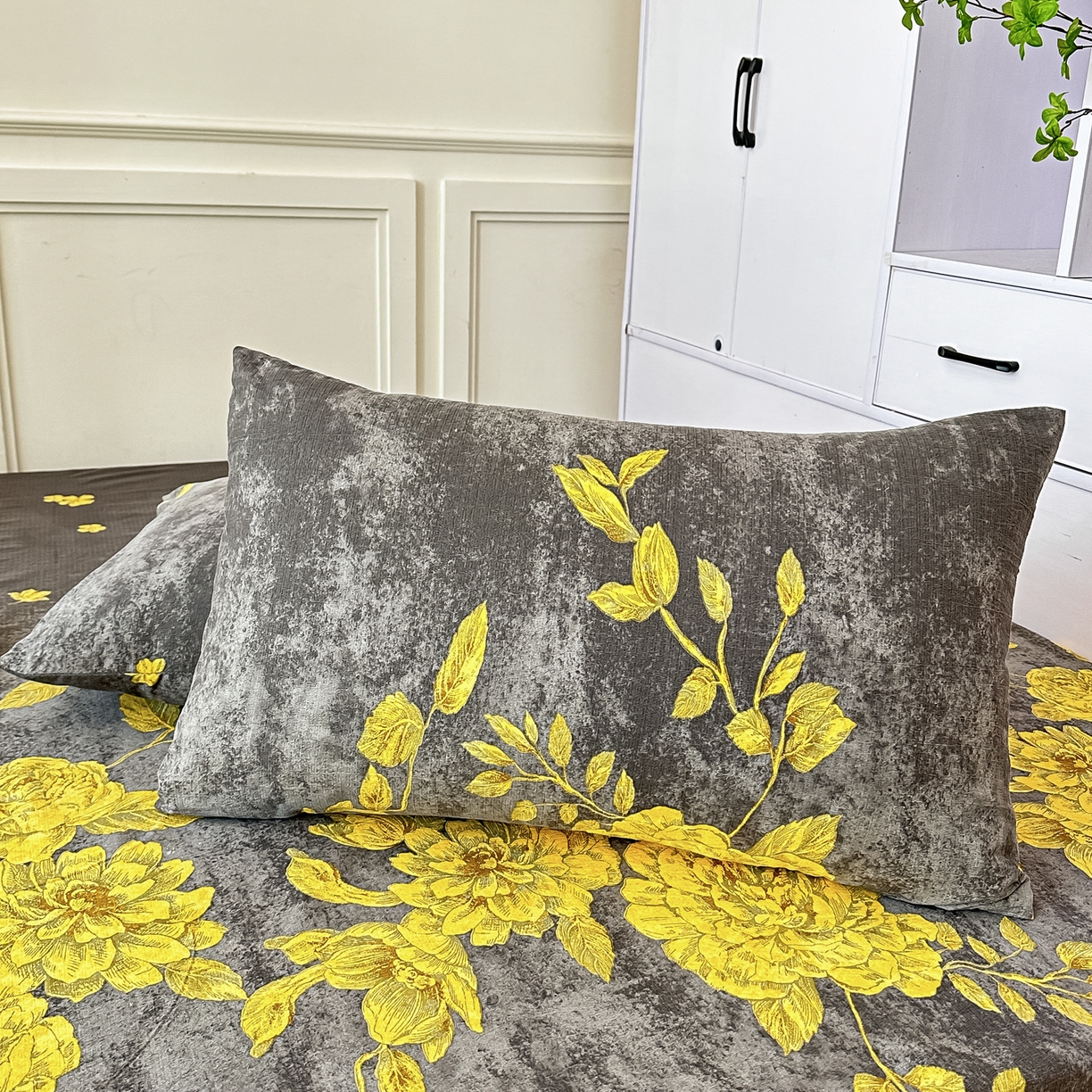 91家纺网 家纺一手货源 找家纺 手艺人家纺 2026新款米娅HDS01-米娅HDS07单层双层纱单层炕盖单品炕盖炕盖单件 米娅HDS01