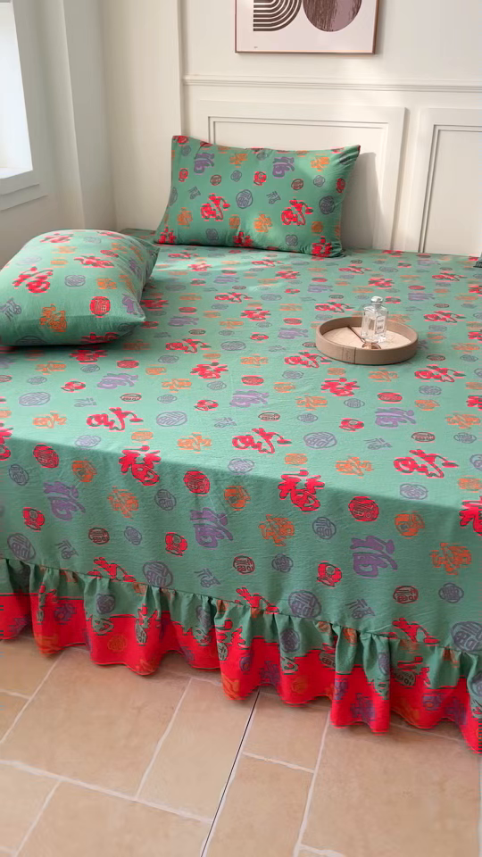 91家纺网 家纺一手货源 找家纺 手艺人家纺 2026新款米娅HDS01-米娅HDS07单层双层纱单层炕盖单品炕盖炕盖单件 米娅HDS03