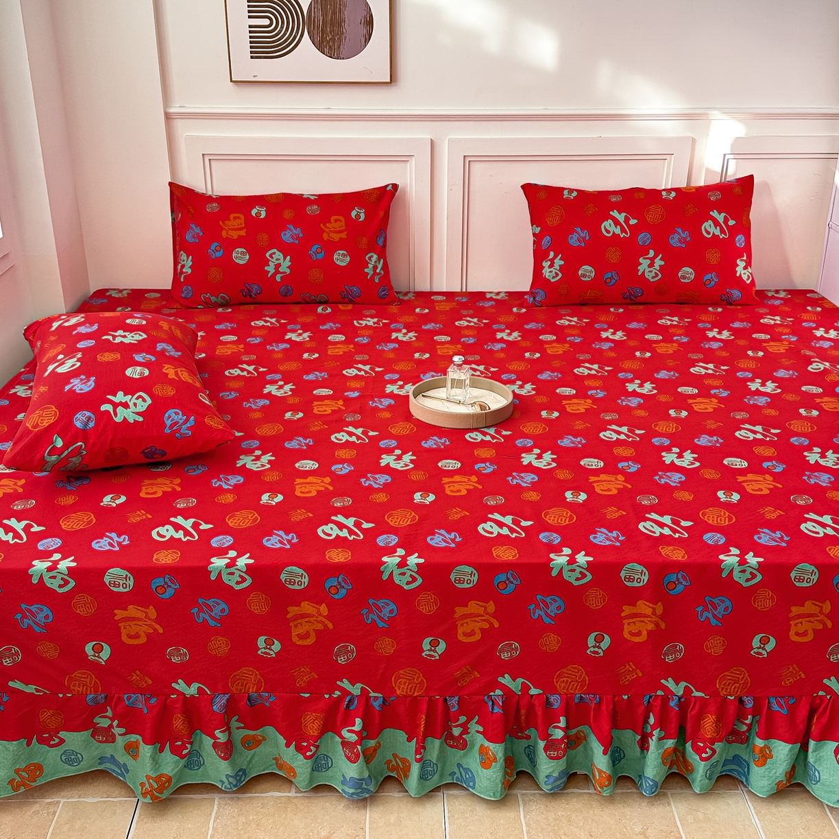 91家纺网 家纺一手货源 找家纺 手艺人家纺 2026新款米娅HDS01-米娅HDS07单层双层纱单层炕盖单品炕盖炕盖单件 米娅HDS05