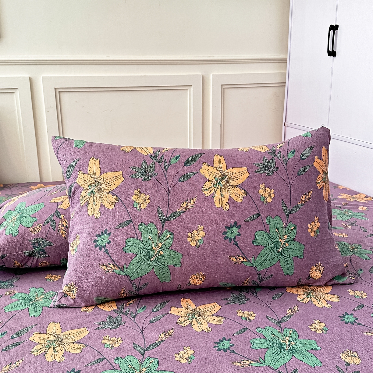 91家纺网 家纺一手货源 找家纺 手艺人家纺 2026新款米娅HDS01-米娅HDS07单层双层纱单层炕盖单品炕盖炕盖单件 米娅HDS06