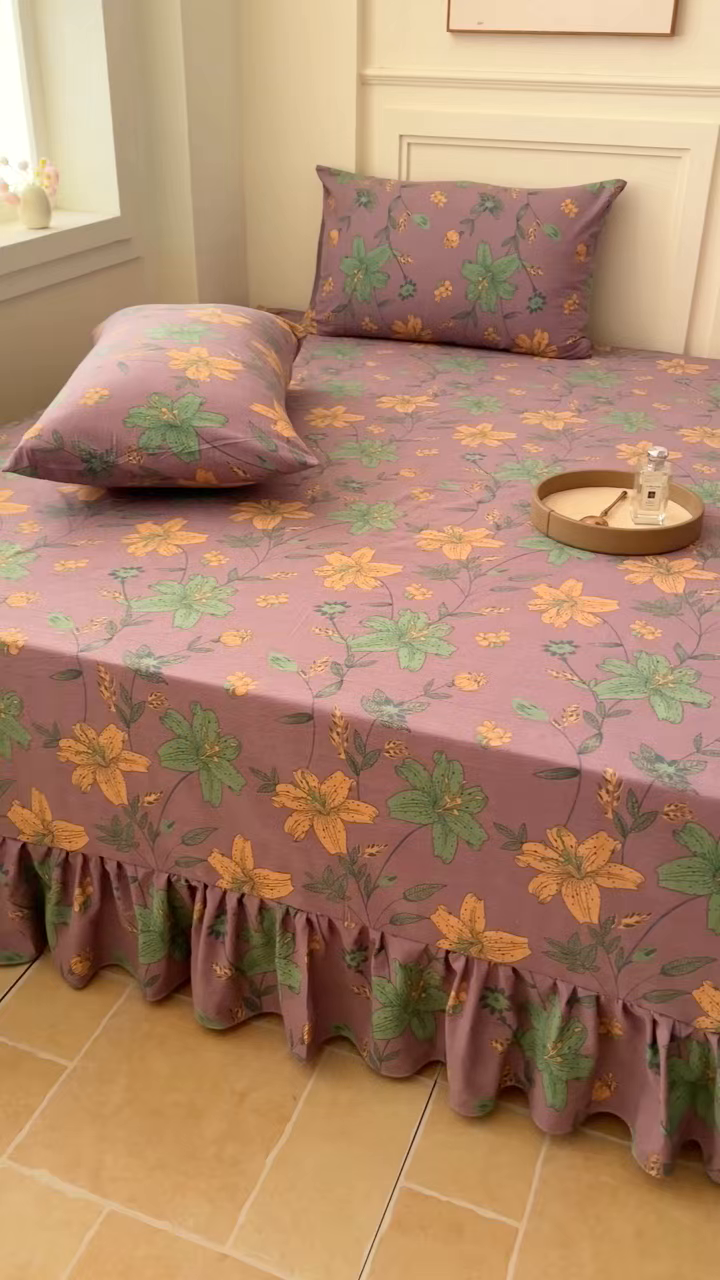 91家纺网 家纺一手货源 找家纺 手艺人家纺 2026新款米娅HDS01-米娅HDS07单层双层纱单层炕盖单品炕盖炕盖单件 米娅HDS06