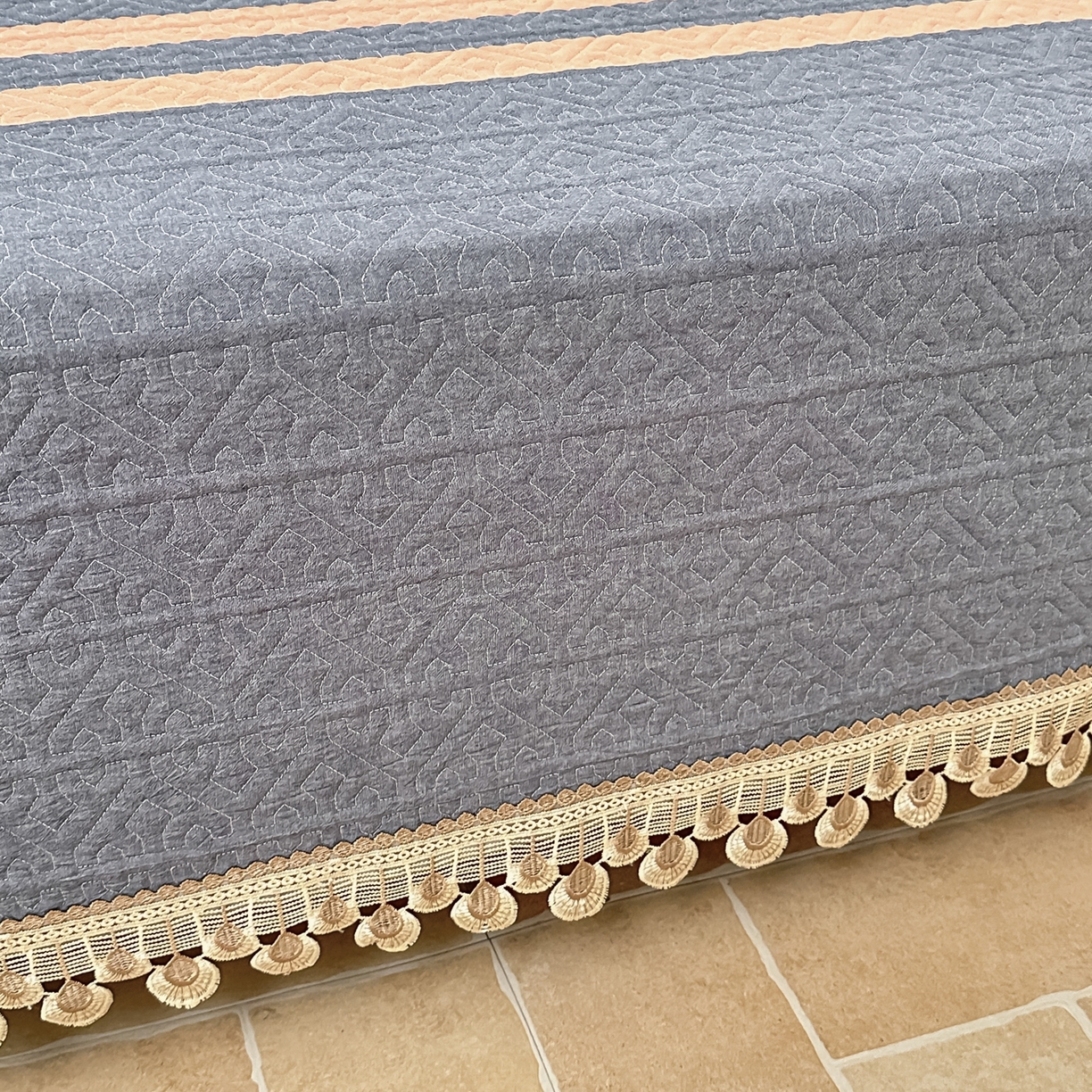 91家纺网 家纺一手货源 找家纺 （总）手艺人家纺 2026新款小清新水洗全棉纯棉印花床盖炕盖-第三批