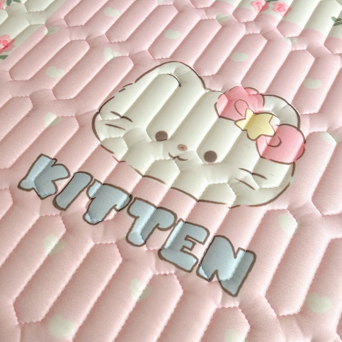 91家纺网 家纺一手货源 找家纺 （总）柒月家居 2026新款小清新乳胶凉席三件套