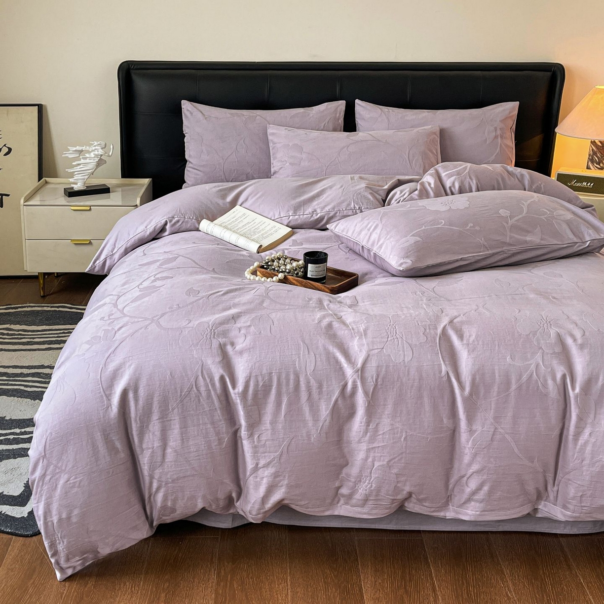 91家纺网 家纺一手货源 找家纺 （总）乐家毛巾被（工厂自产自销） 2026春夏新款全棉60S长绒棉立体厚织提花四件套