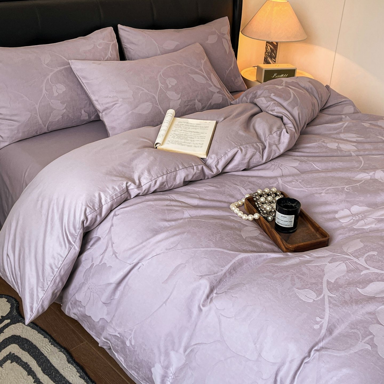 91家纺网 家纺一手货源 找家纺 （总）乐家毛巾被（工厂自产自销） 2026春夏新款全棉60S长绒棉立体厚织提花四件套