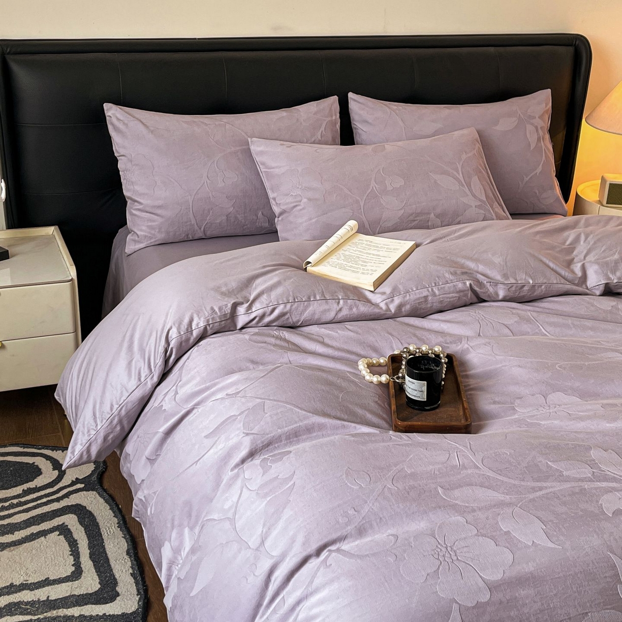 91家纺网 家纺一手货源 找家纺 （总）乐家毛巾被（工厂自产自销） 2026春夏新款全棉60S长绒棉立体厚织提花四件套