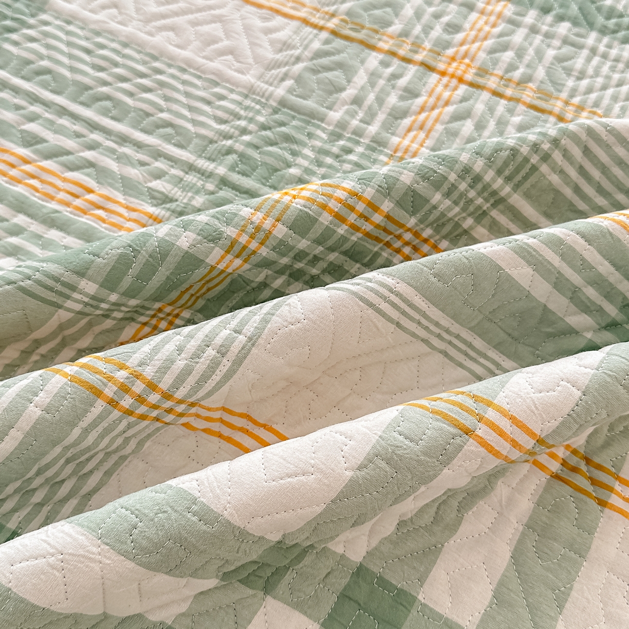 91家纺网 家纺一手货源 找家纺 手艺人家纺 2026新款小清新水洗全棉纯棉印花床盖炕盖-第三批 SX18