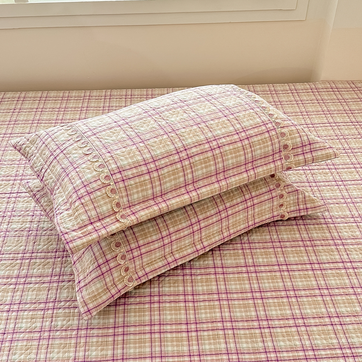 91家纺网 家纺一手货源 找家纺 手艺人家纺 2026新款小清新水洗全棉纯棉印花床盖炕盖-第三批 SX19