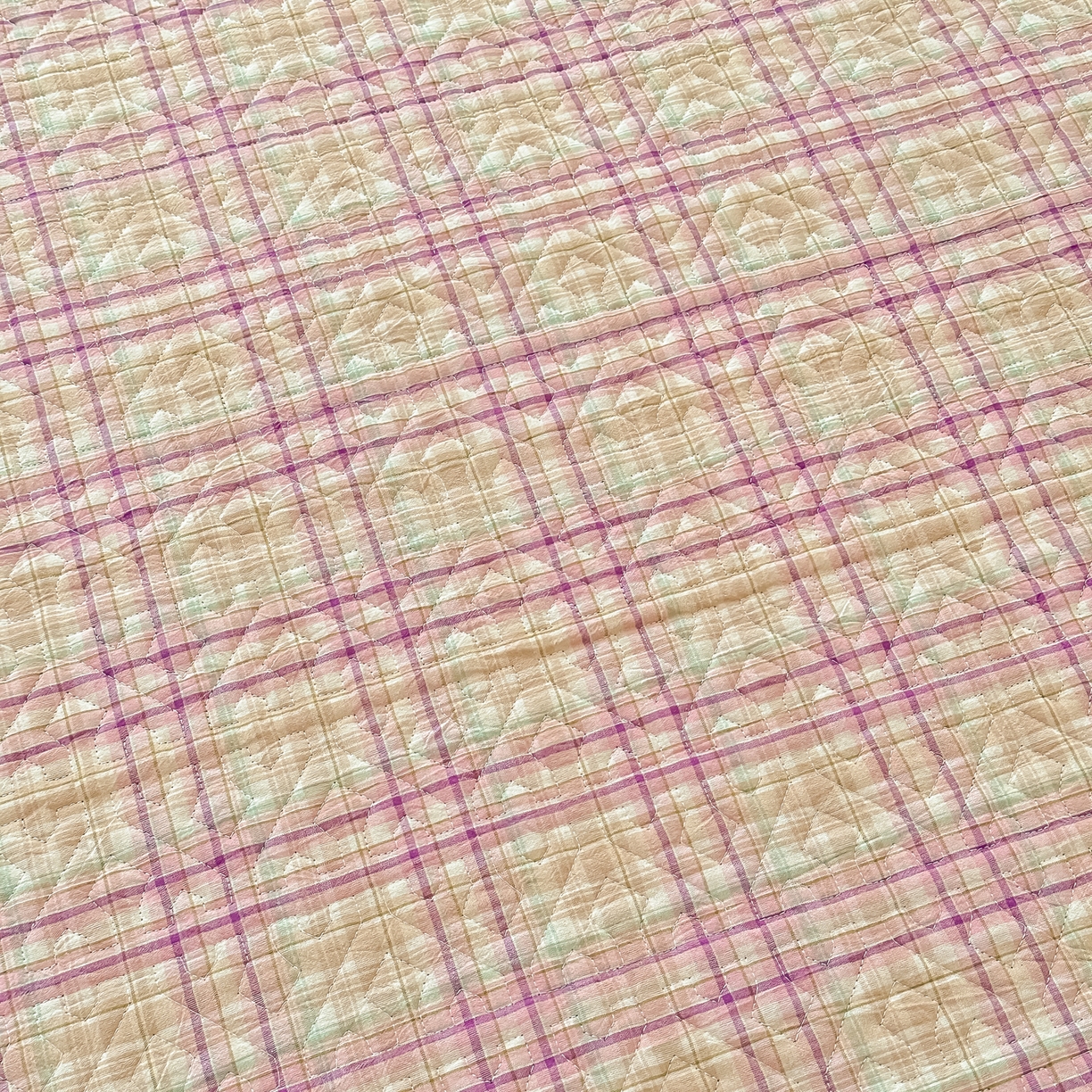 91家纺网 家纺一手货源 找家纺 手艺人家纺 2026新款小清新水洗全棉纯棉印花床盖炕盖-第三批 SX19