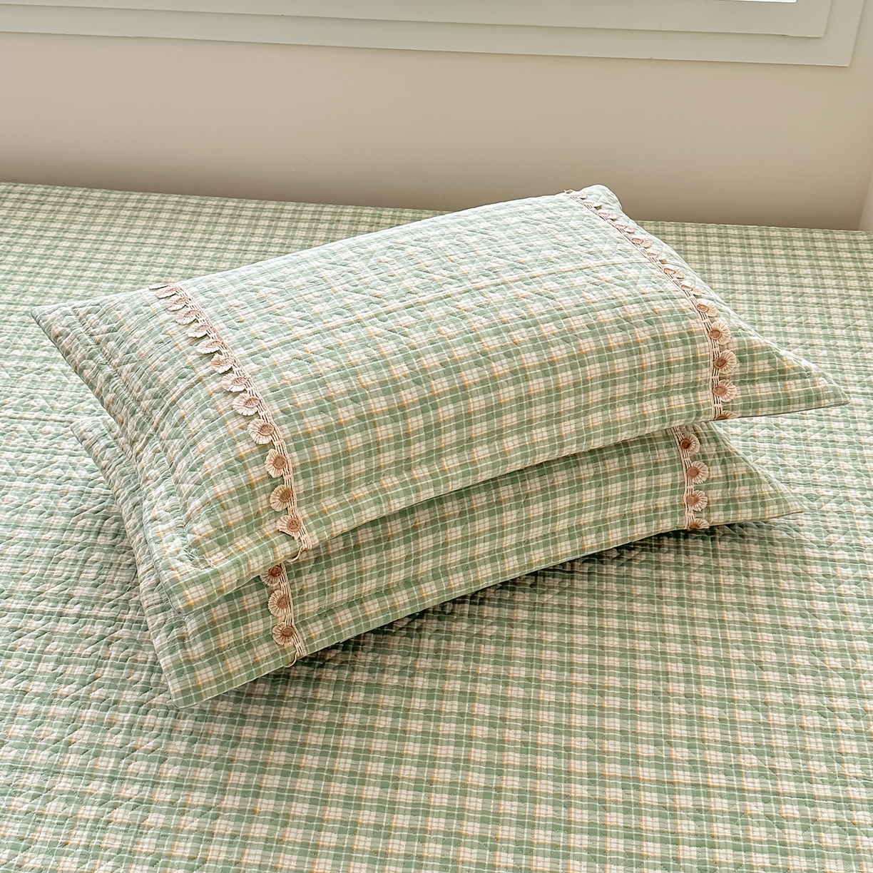 91家纺网 家纺一手货源 找家纺 手艺人家纺 2026新款小清新水洗全棉纯棉印花床盖炕盖-第三批 SX21