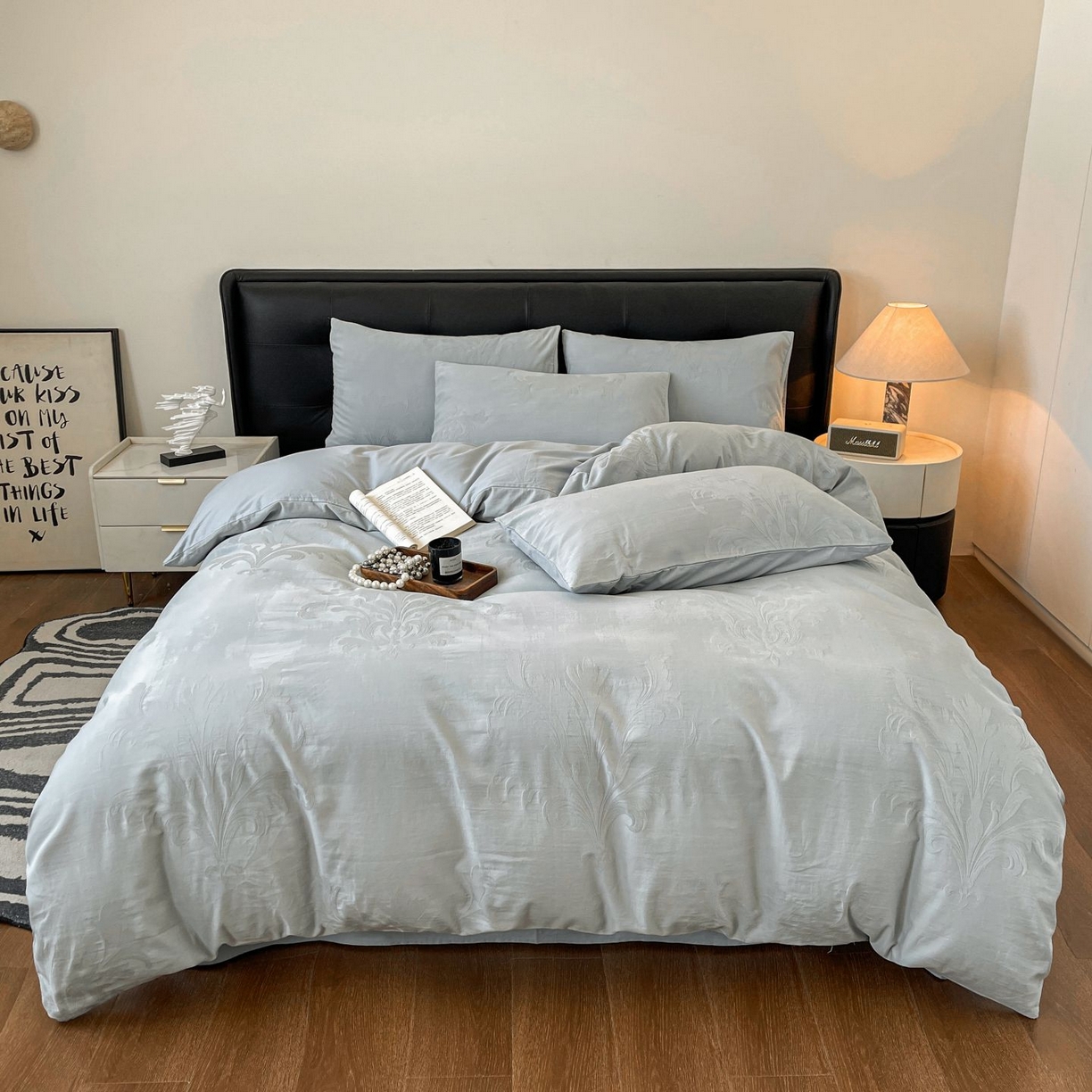 91家纺网 家纺一手货源 找家纺 （总）乐家毛巾被（工厂自产自销） 2026春夏新款全棉60S长绒棉立体厚织提花四件套