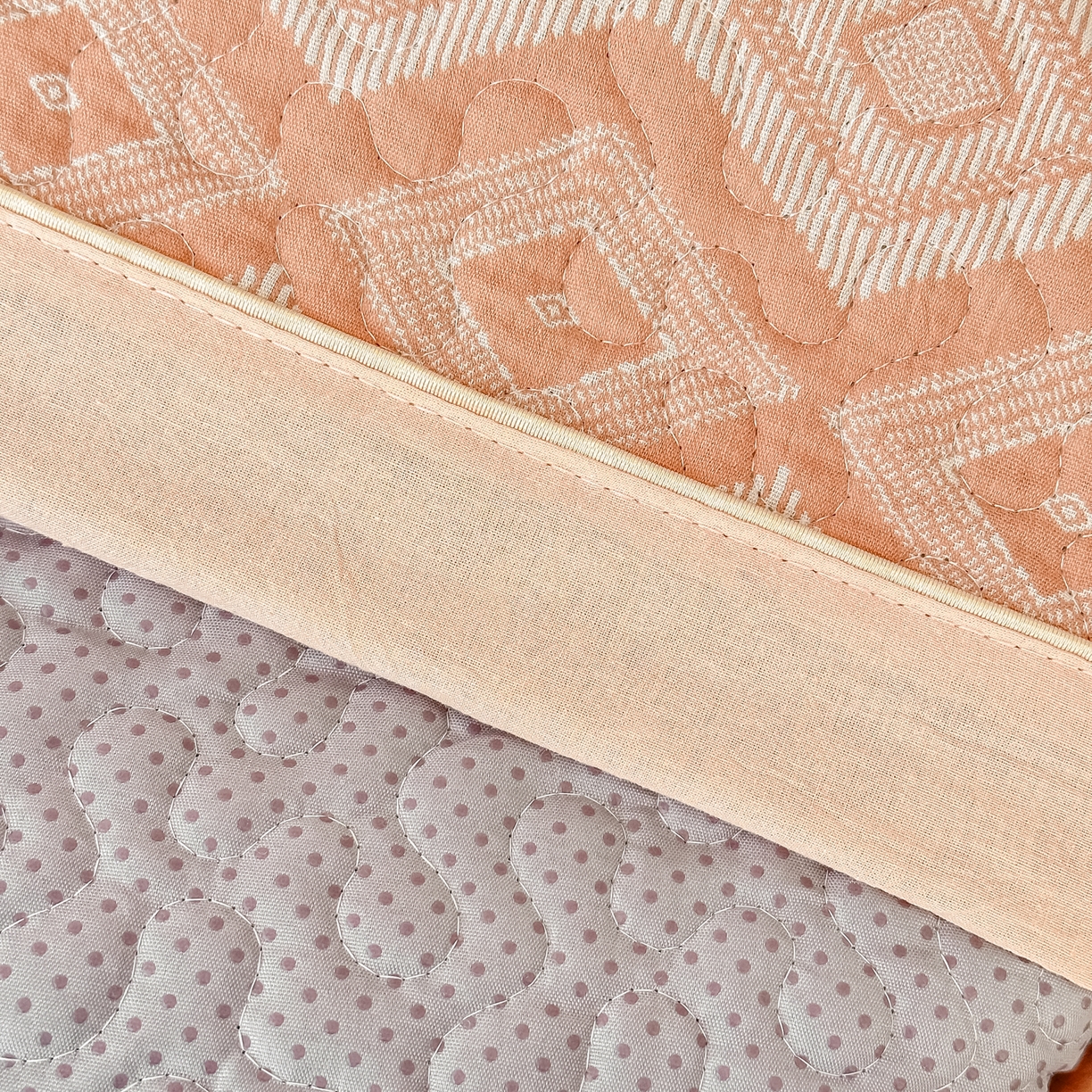 91家纺网 家纺一手货源 找家纺 手艺人家纺 2026新款双层纱夹棉防滑床盖炕盖-第三批 A37