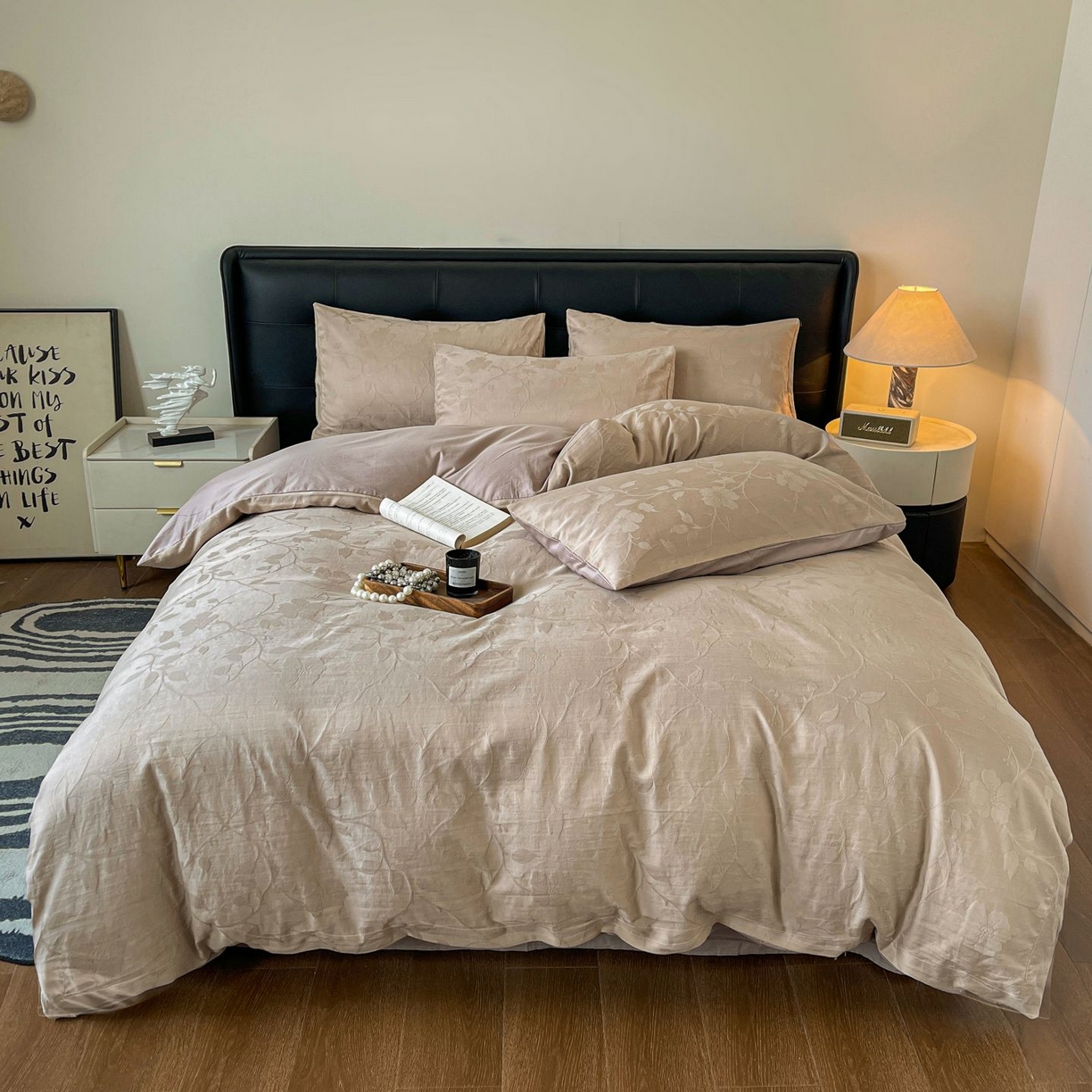 91家纺网 家纺一手货源 找家纺 （总）乐家毛巾被（工厂自产自销） 2026春夏新款全棉60S长绒棉立体厚织提花四件套