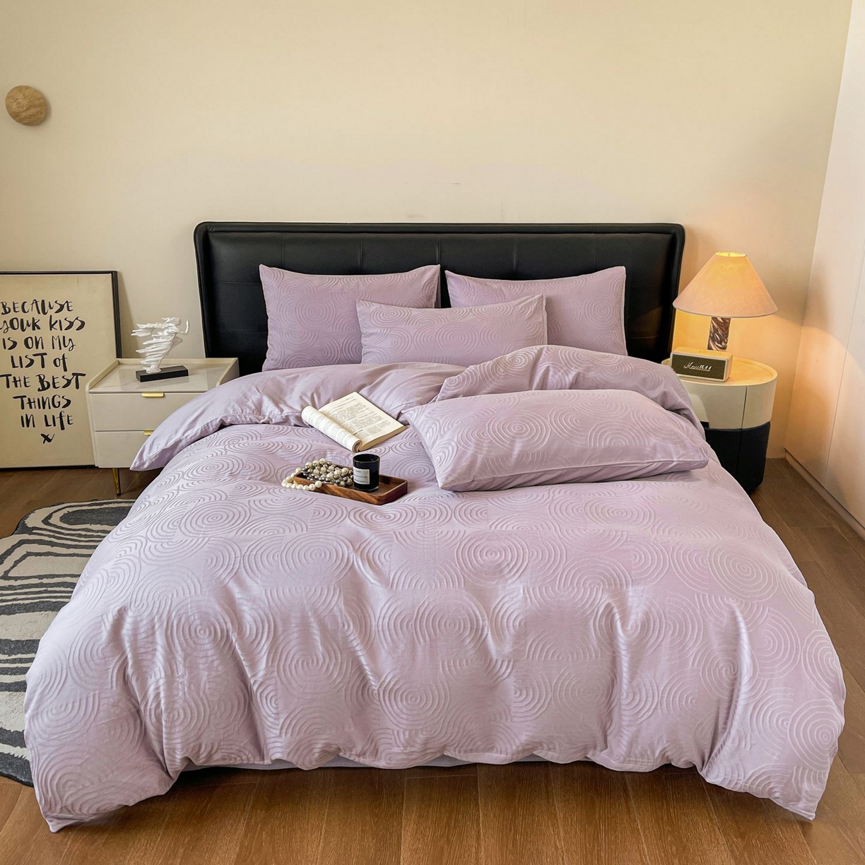 91家纺网 家纺一手货源 找家纺 （总）乐家毛巾被（工厂自产自销） 2026春夏新款全棉60S长绒棉立体厚织提花四件套