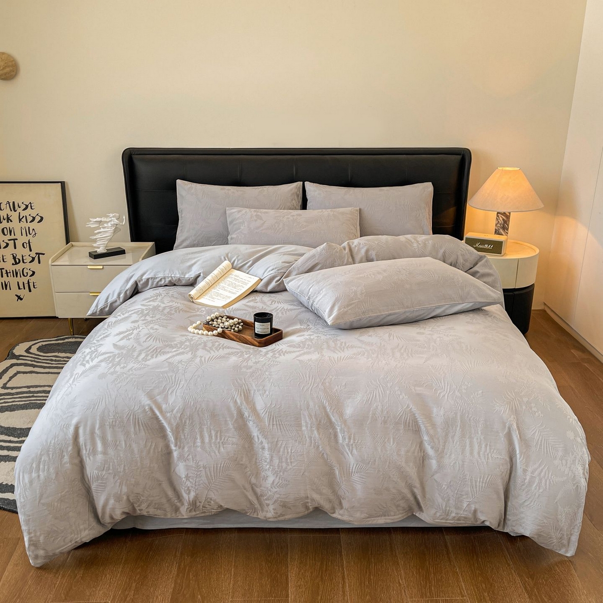 91家纺网 家纺一手货源 找家纺 （总）乐家毛巾被（工厂自产自销） 2026春夏新款全棉60S长绒棉立体厚织提花四件套