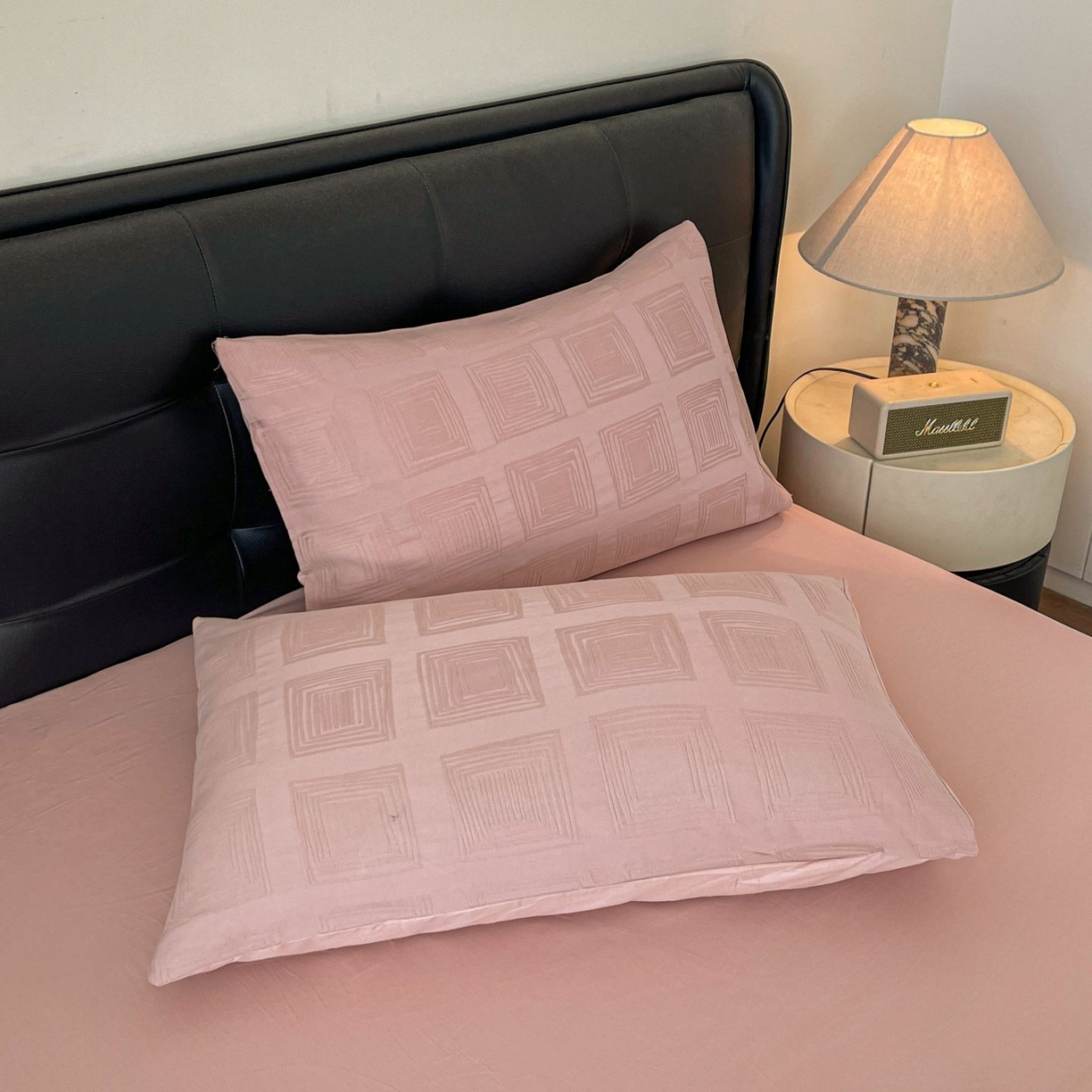 91家纺网 家纺一手货源 找家纺 乐家毛巾被（工厂自产自销） 2026春夏新款全棉60S长绒棉立体厚织提花四件套 叠框