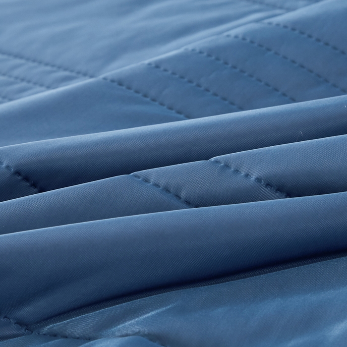 91家纺网 家纺一手货源 找家纺 手艺人家纺 2026新款夏季凉感冰丝爆款夏凉薄款被子空调水洗单人夏天双人宿舍可机洗 条纹湖蓝