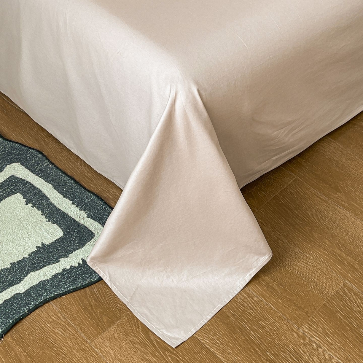 91家纺网 家纺一手货源 找家纺 乐家毛巾被（工厂自产自销） 2026春夏新款全棉60S长绒棉立体厚织提花四件套 浮光掠影