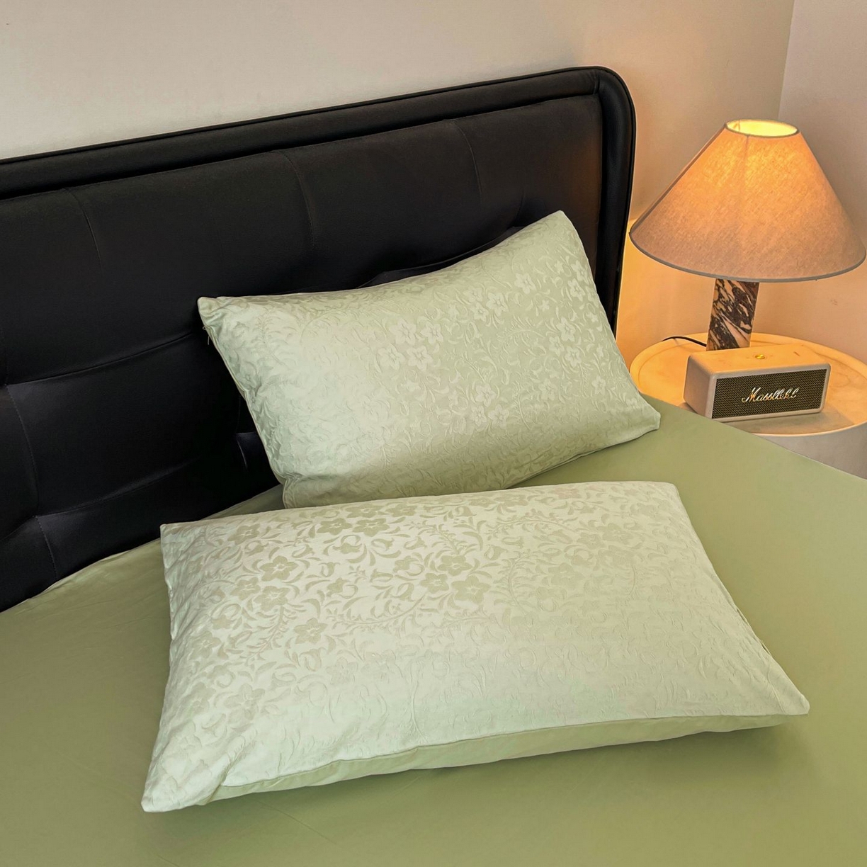 91家纺网 家纺一手货源 找家纺 乐家毛巾被（工厂自产自销） 2026春夏新款全棉60S长绒棉立体厚织提花四件套 篱上花