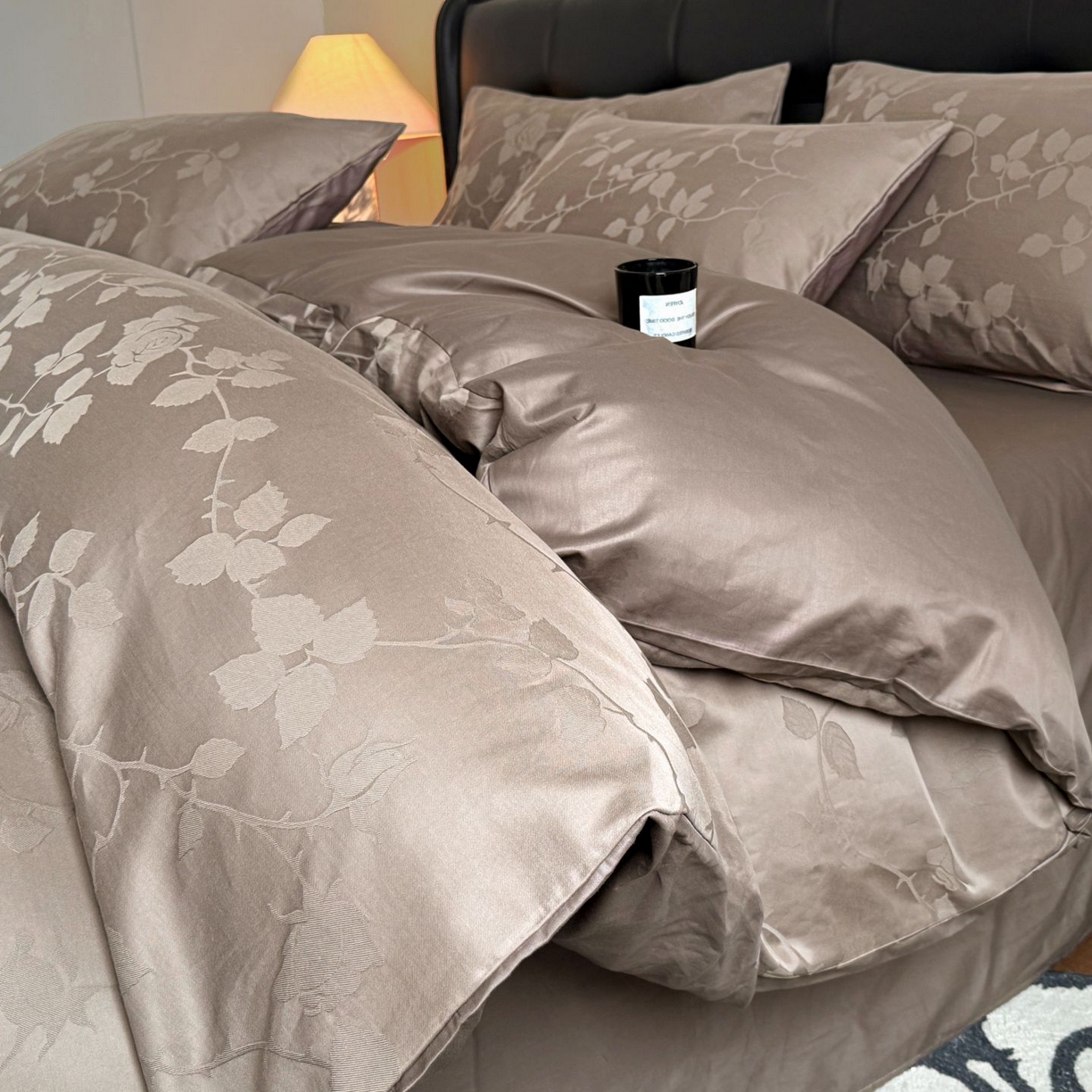 91家纺网 家纺一手货源 找家纺 乐家毛巾被（工厂自产自销） 2026春夏新款全棉60S长绒棉立体厚织提花四件套 露染