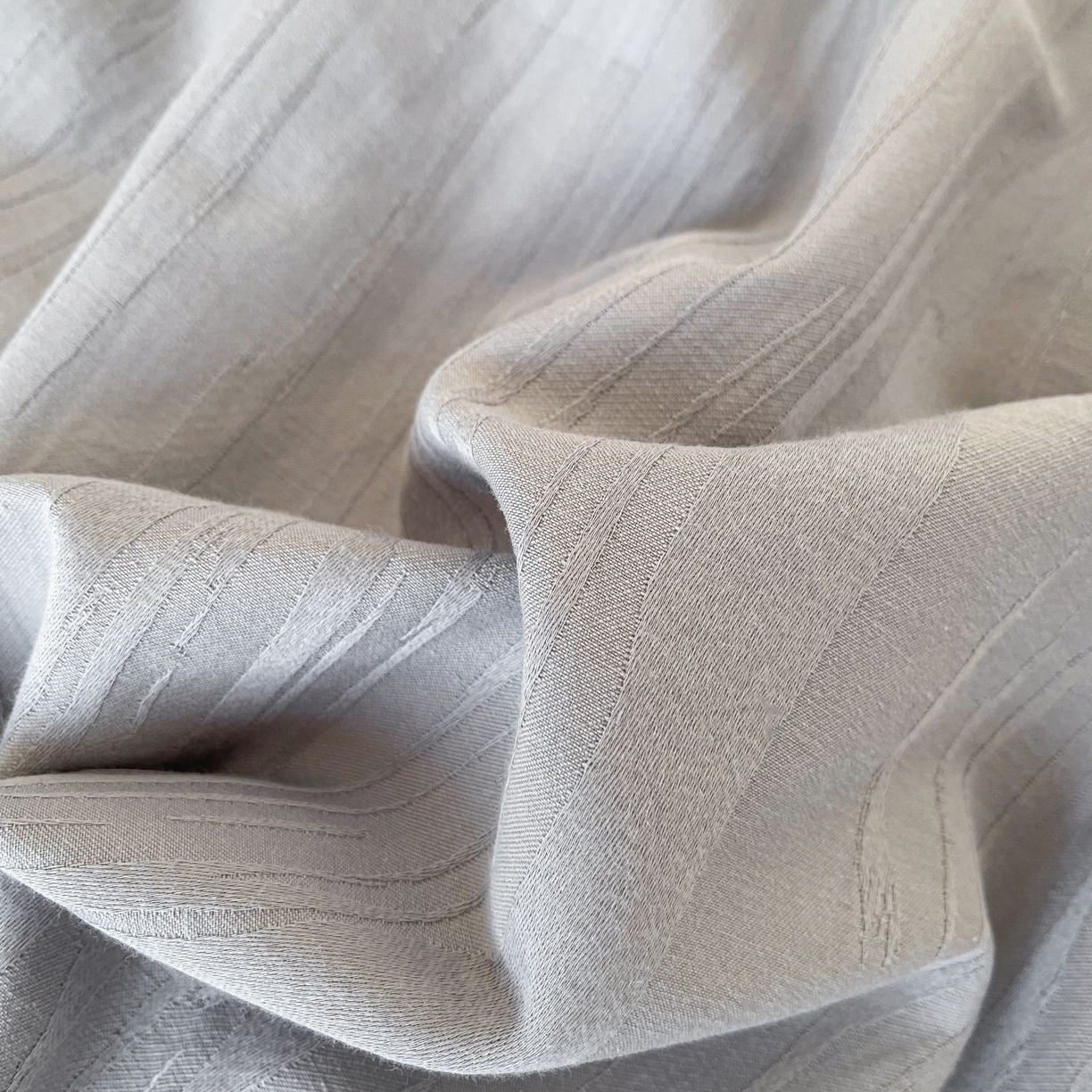 91家纺网 家纺一手货源 找家纺 乐家毛巾被（工厂自产自销） 2026春夏新款全棉60S长绒棉立体厚织提花四件套 年轮