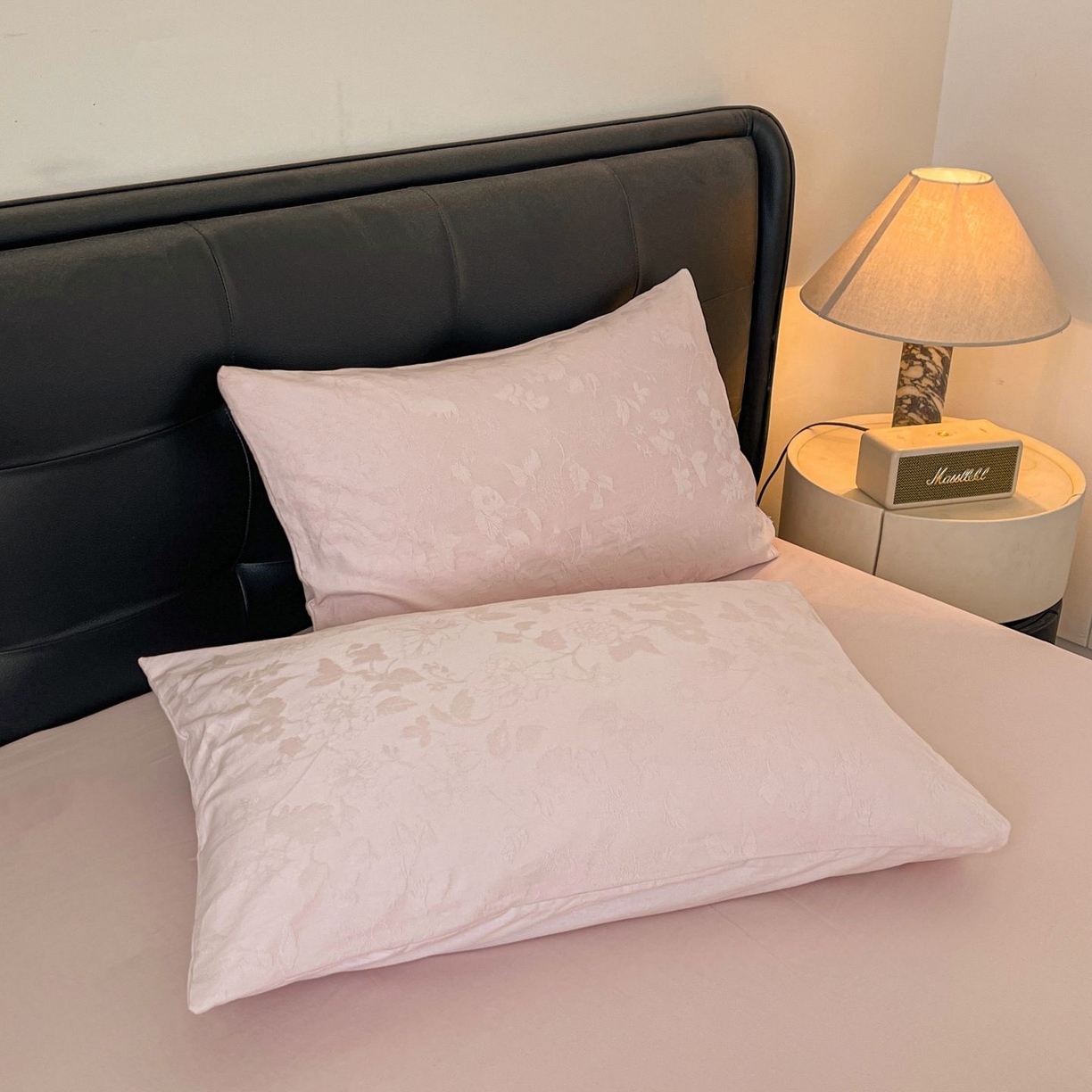 91家纺网 家纺一手货源 找家纺 乐家毛巾被（工厂自产自销） 2026春夏新款全棉60S长绒棉立体厚织提花四件套 昔叶