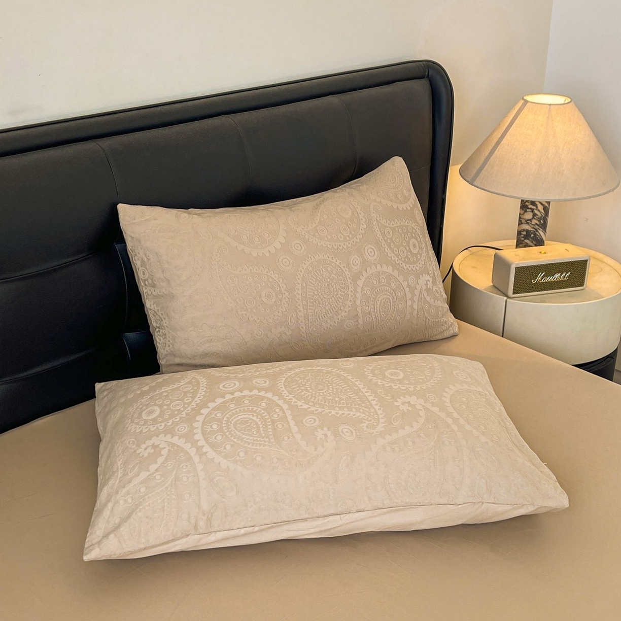 91家纺网 家纺一手货源 找家纺 乐家毛巾被（工厂自产自销） 2026春夏新款全棉60S长绒棉立体厚织提花四件套 隐花