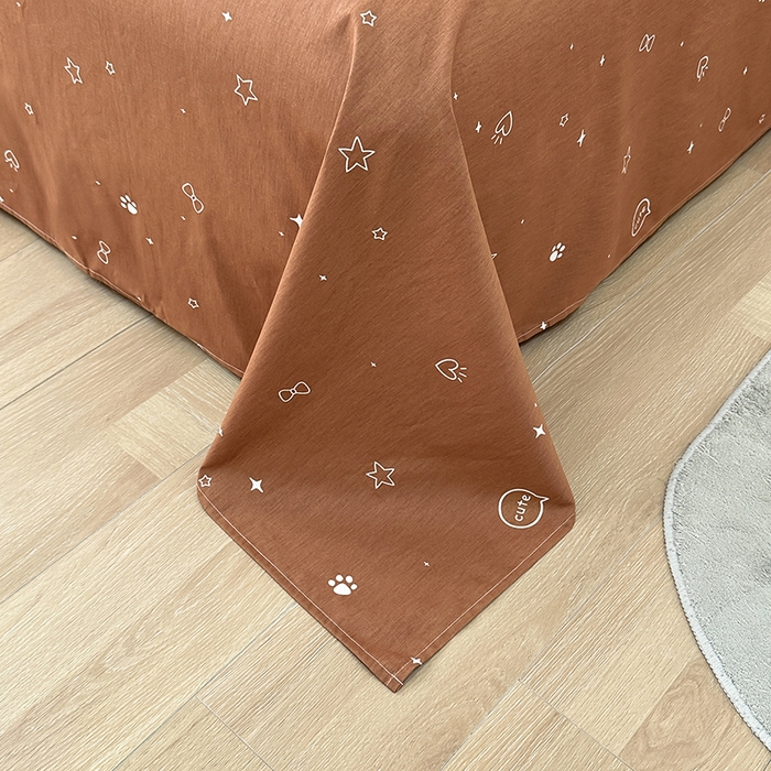 91家纺网 家纺一手货源 找家纺 （总）宇彬家纺 2026直播新款13372A类全棉纯棉印花床单床笠款四件套和单被套喷气清新简约