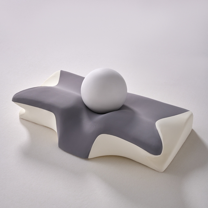 91家纺网 家纺一手货源 找家纺 锦鲤枕芯 2026新款护颈4D人体工学枕头枕芯 深灰色