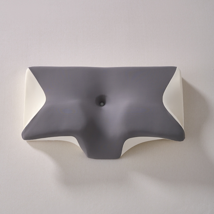 91家纺网 家纺一手货源 找家纺 锦鲤枕芯 2026新款护颈4D人体工学枕头枕芯 深灰色