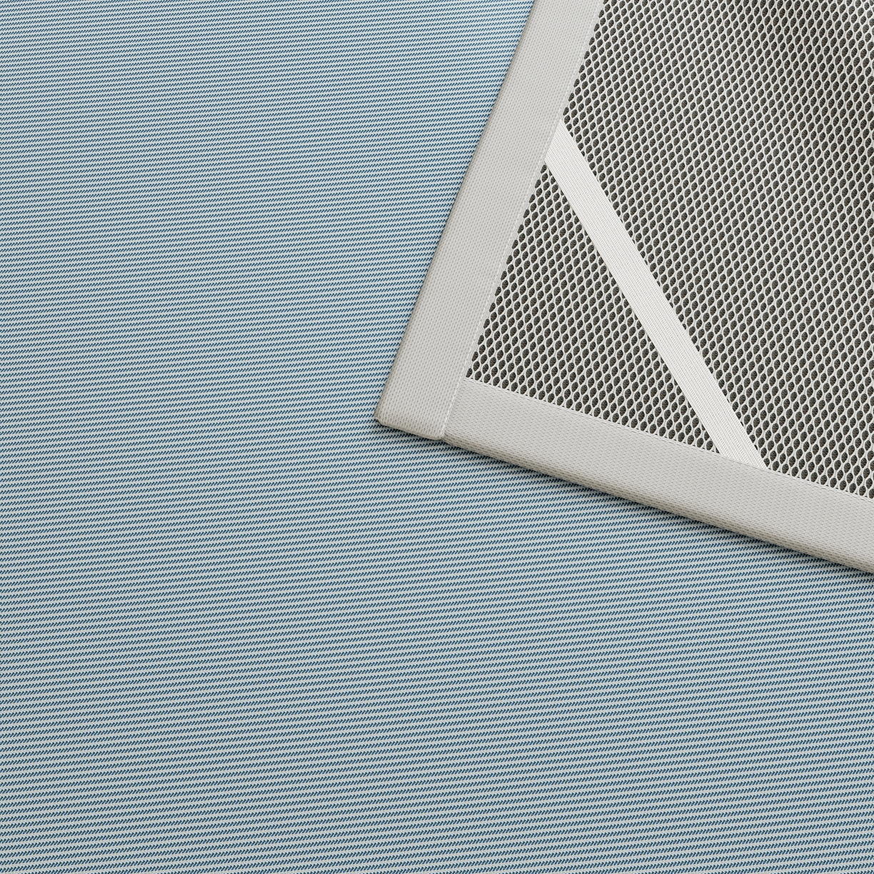 91家纺网 家纺一手货源 找家纺 家品罗兰 2026新款夏季A类艾草碳光凉席三明治冰丝凉席家用冰丝席可机洗空调软席三件套-大床 艾草-蓝