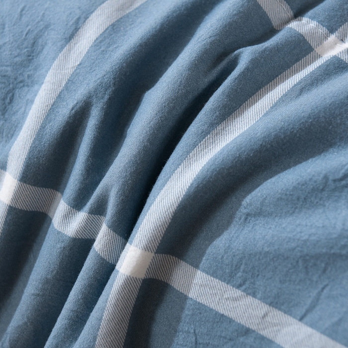 91家纺网 家纺一手货源 找家纺 绒宴家纺 2026新款水洗棉新疆棉花夏被格子款夏凉被空调被 布丁大格