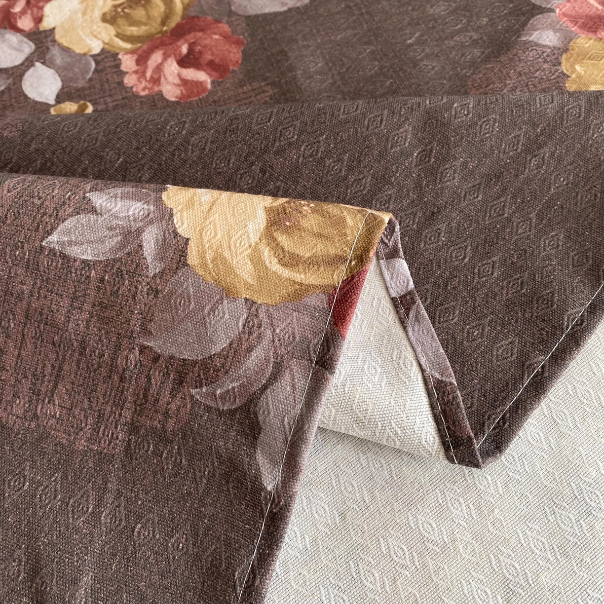 91家纺网 家纺一手货源 找家纺 首爱家纺 2026新款亚麻老粗布印花床单 丁兰