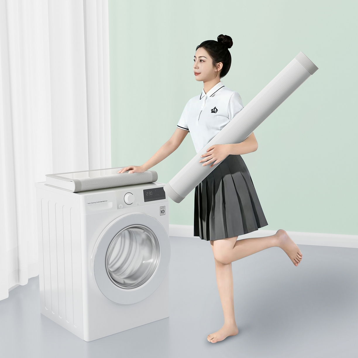 91家纺网 家纺一手货源 找家纺 奇丝雅 2026新款夏季A类艾草碳光凉席三明治冰丝凉席家用冰丝席可机洗学生宿舍上下铺空调软席三件套-学生床 艾草-灰（三明治网底）