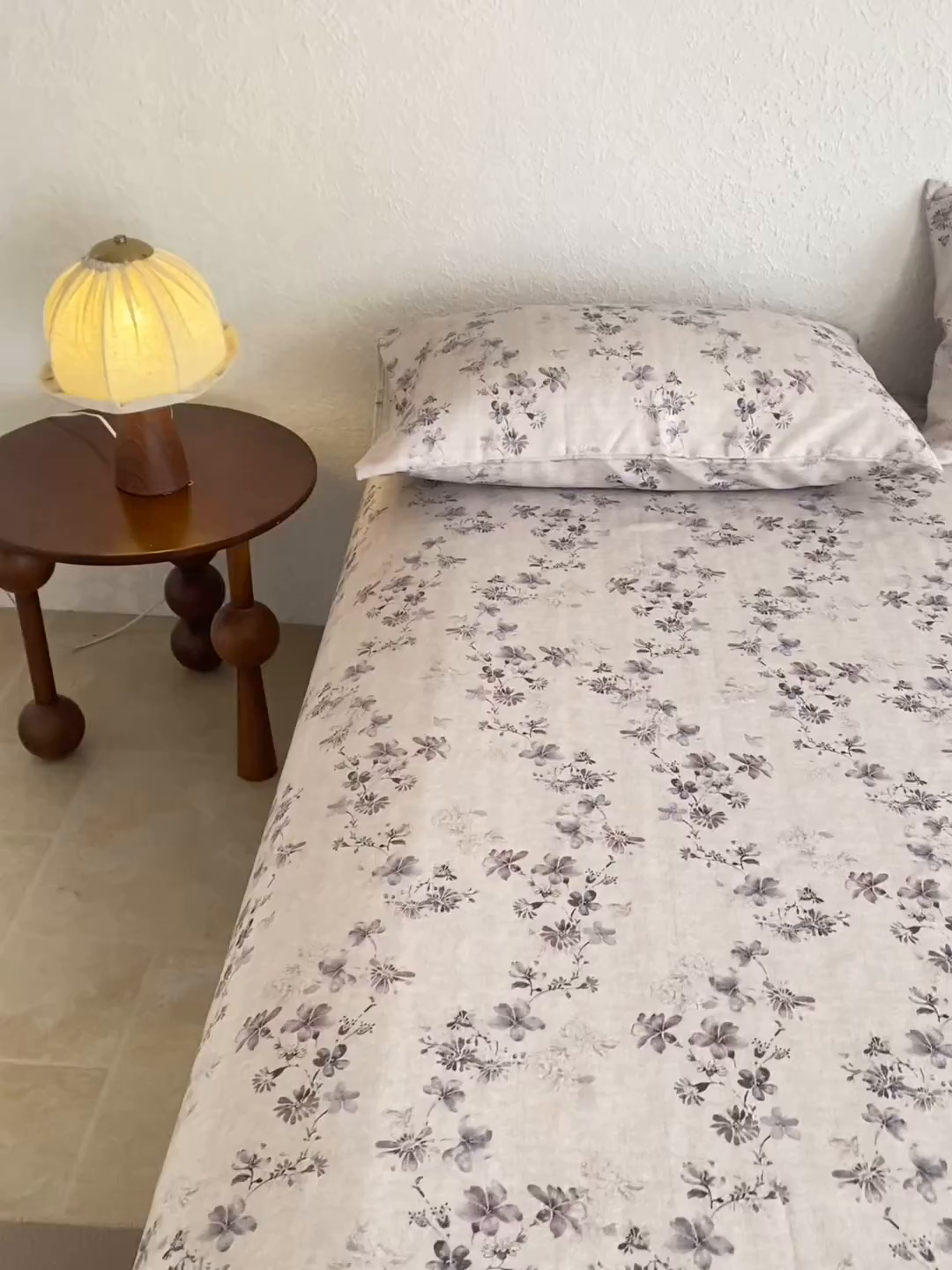 91家纺网 家纺一手货源 找家纺 棉乐町家居 2026新款亚麻老粗布印花床单 云舒