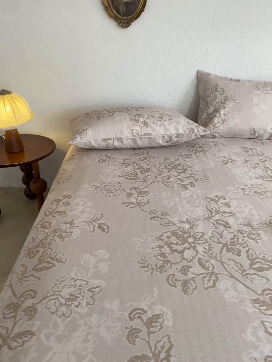 91家纺网 家纺一手货源 找家纺 棉乐町家居 2026新款亚麻老粗布印花床单 素然