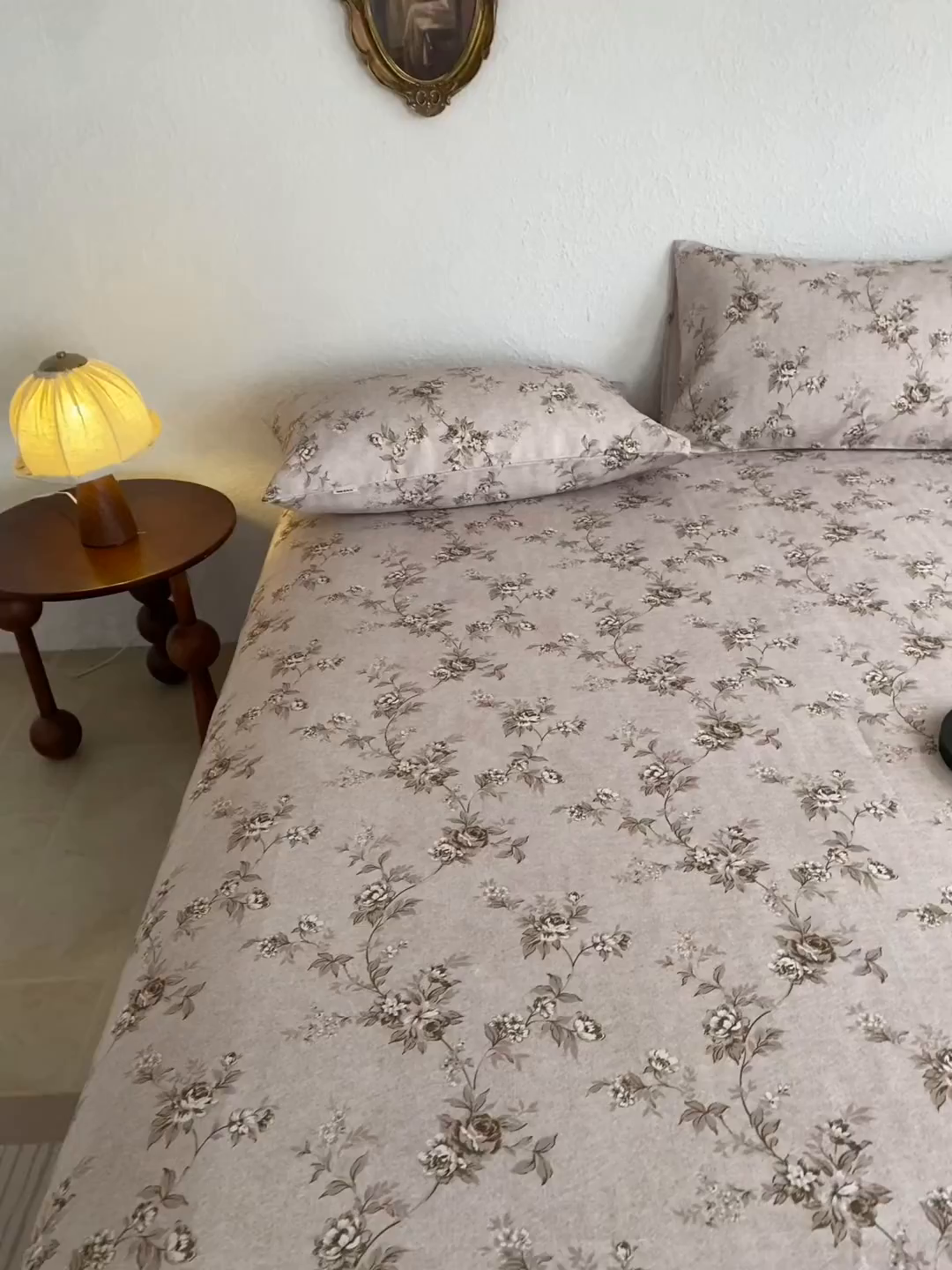 91家纺网 家纺一手货源 找家纺 金泰莱 2026新款亚麻老粗布印花床单 岚溪