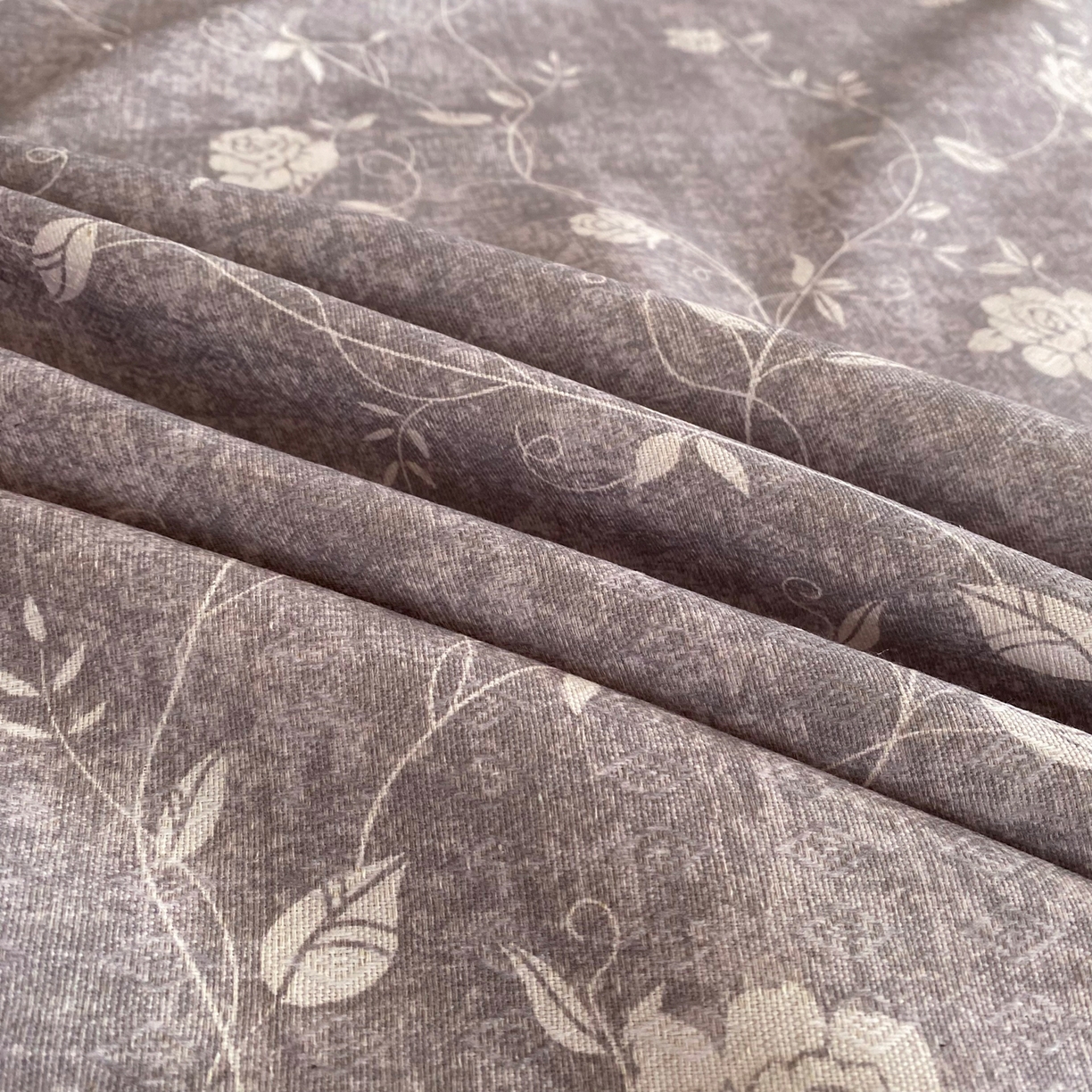 91家纺网 家纺一手货源 找家纺 金泰莱 2026新款亚麻老粗布印花床单 沐瑶