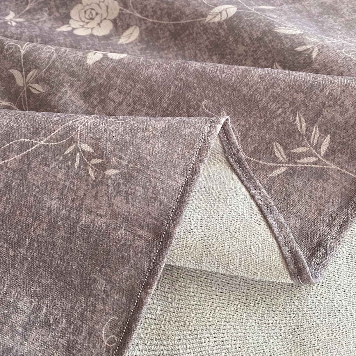 91家纺网 家纺一手货源 找家纺 金泰莱 2026新款亚麻老粗布印花床单 沐瑶