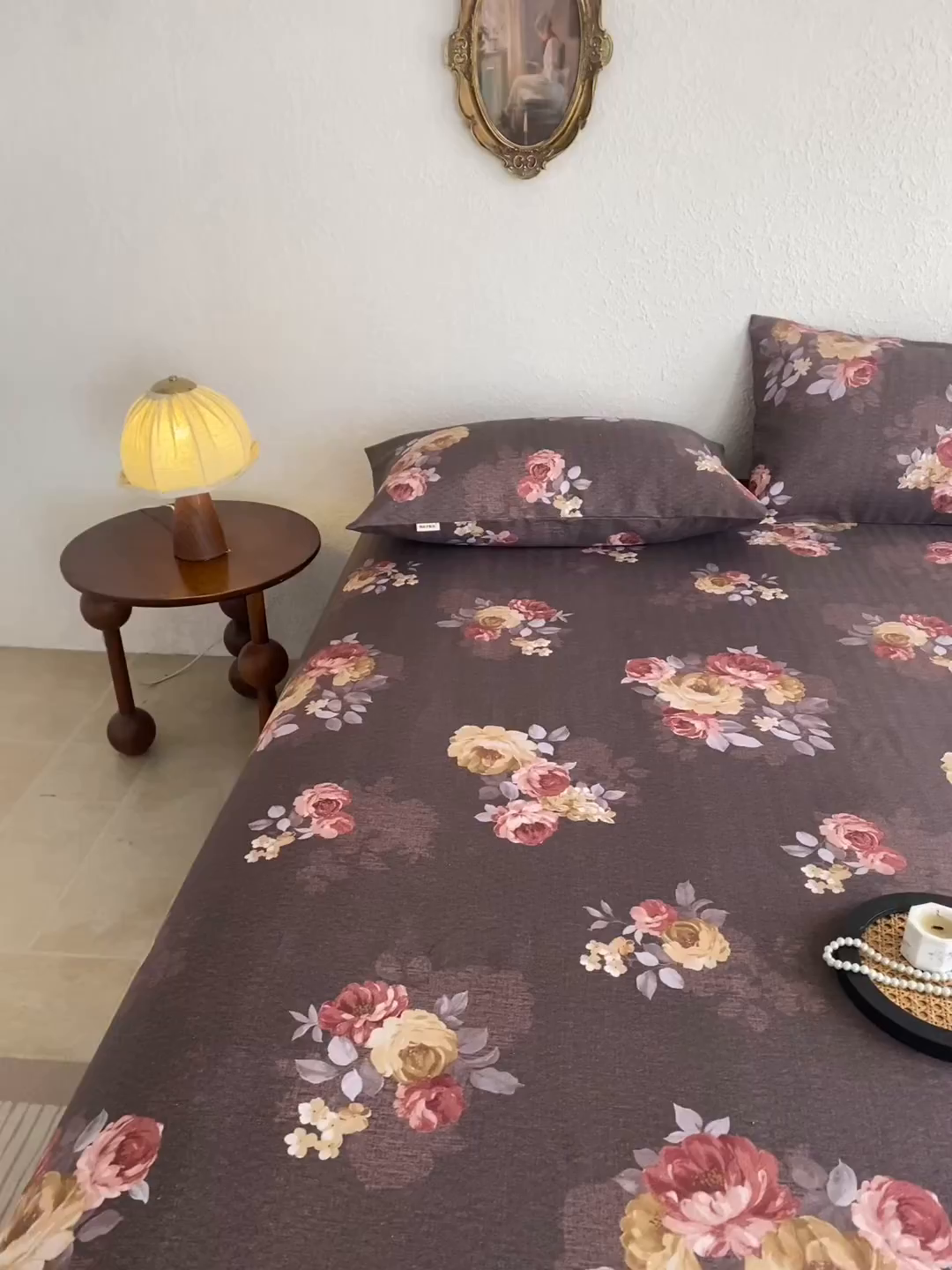 91家纺网 家纺一手货源 找家纺 金泰莱 2026新款亚麻老粗布印花床单 丁兰