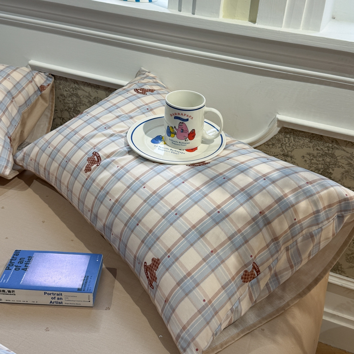 91家纺网 家纺一手货源 找家纺 呗旺鹿 2026新款全棉纯棉40支13070卡通印花四件套-第二波 蓝调木马