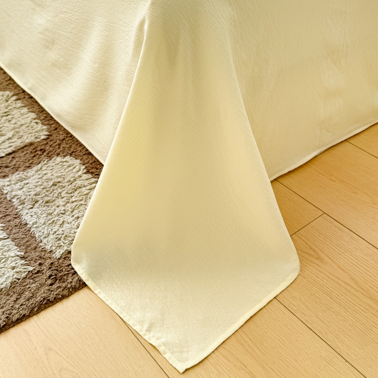 91家纺网 家纺一手货源 找家纺 寻米 2026新款全棉镂空花边云感双层纱四件套 晚安小宝