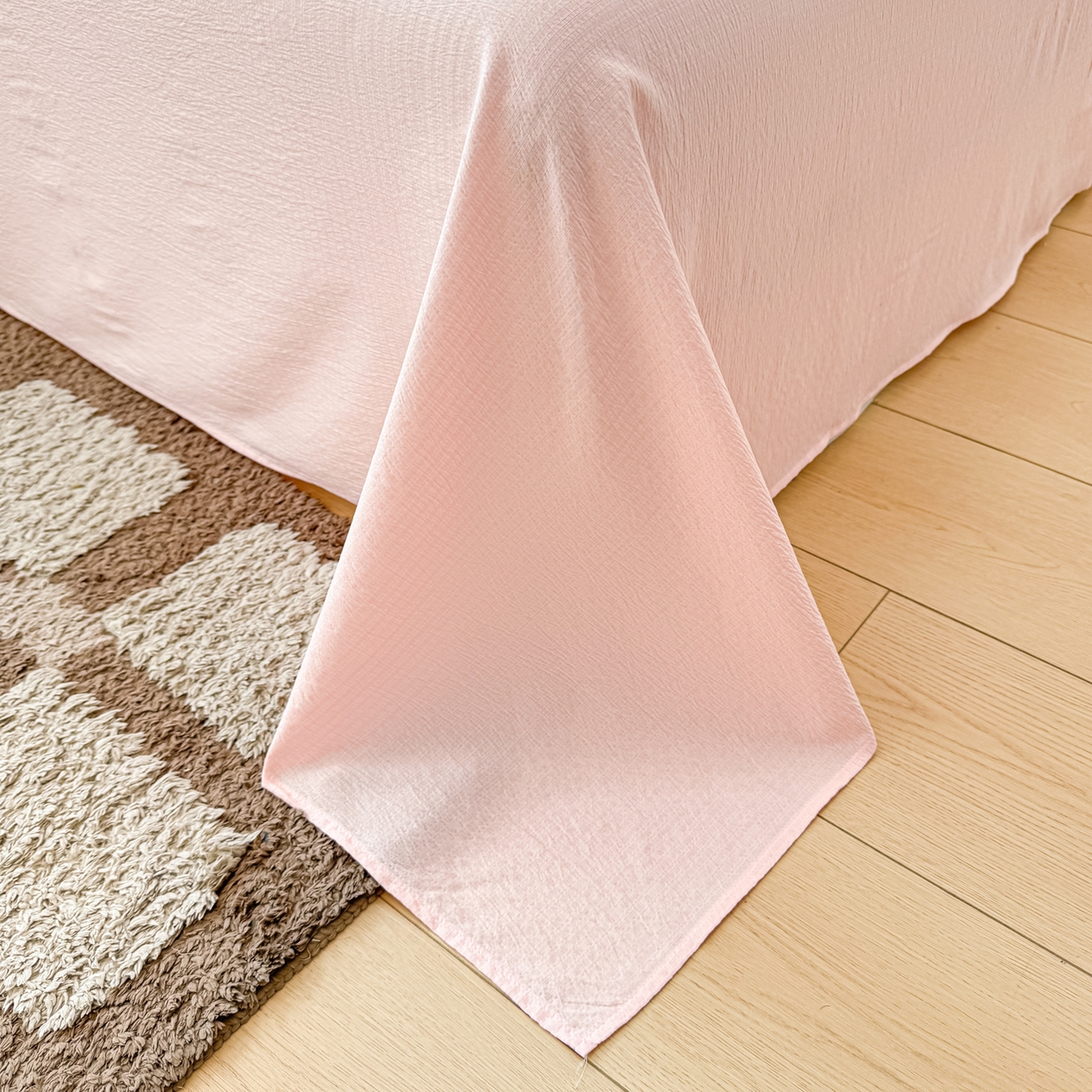 91家纺网 家纺一手货源 找家纺 （总）寻米 2026新款全棉镂空花边云感双层纱四件套