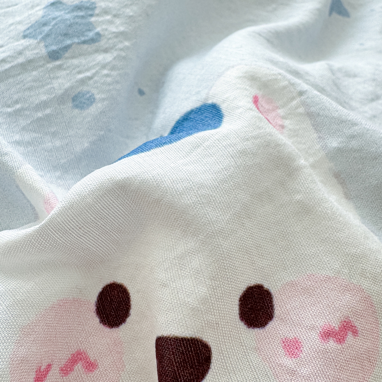 91家纺网 家纺一手货源 找家纺 寻米 2026新款全棉镂空花边云感双层纱四件套 云朵小泡芙