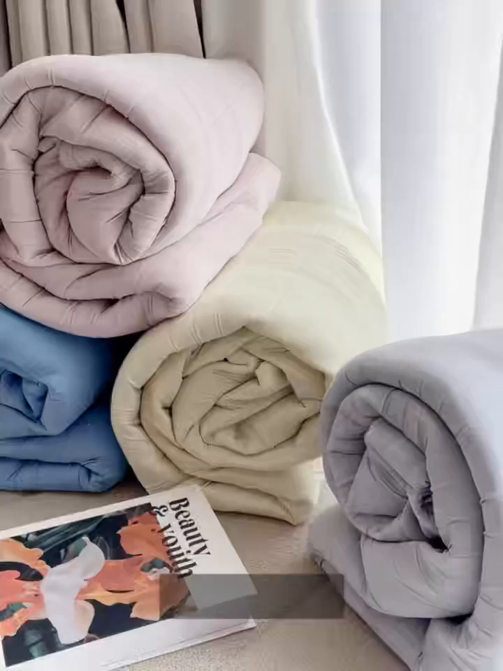 91家纺网 家纺一手货源 找家纺 兜米家居 2026新款夏日睡眠自然凉感夏凉垫 淡灰