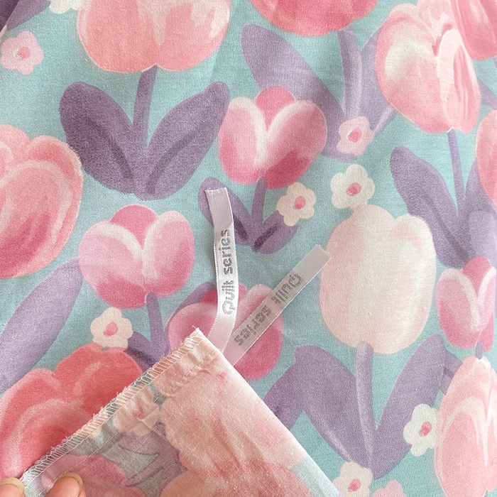 91家纺网 家纺一手货源 找家纺 宇彬家纺 2026直播新款13372A类全棉纯棉印花床单床笠款四件套和单被套喷气清新简约 花香丽影